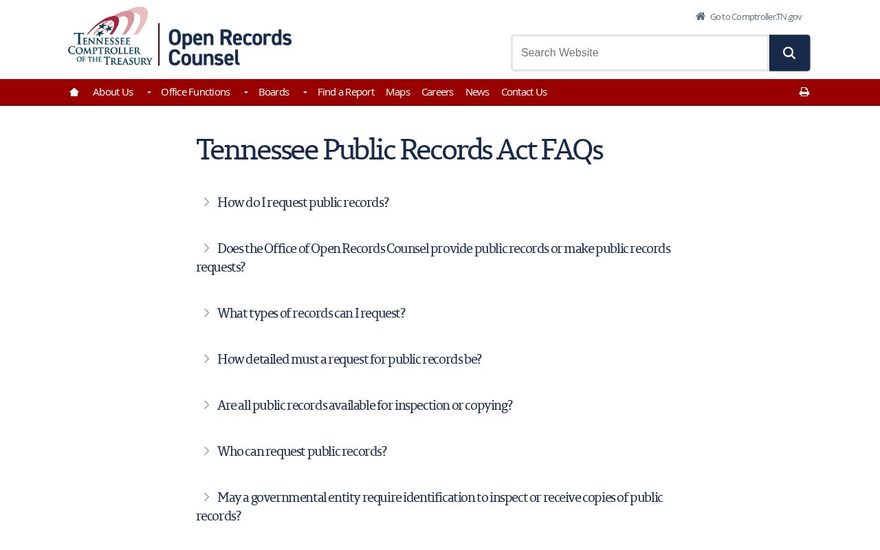 Tennessee public records guidance for Greene County same-day arrests